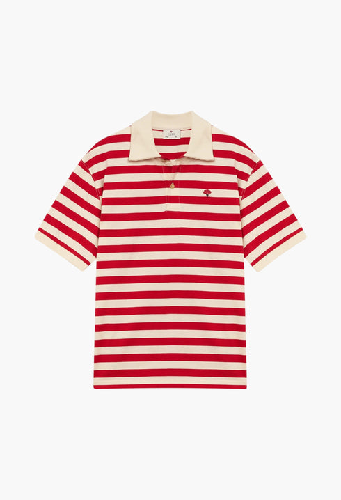 Sailor Polo - Red/Off-White - GLAM MODA